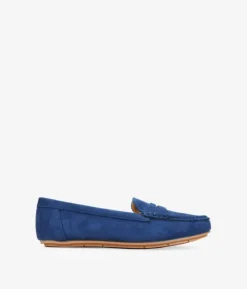 Clearance Bosanova Mocasines azules planos con antifaz