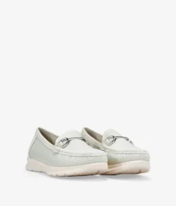 Discount Bosanova Mocasines beige con detalle metálico al tono