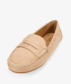 Discount Bosanova Mocasines beige planos con antifaz