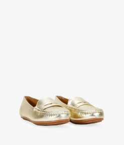 Online Bosanova Mocasines dorados planos con antifaz
