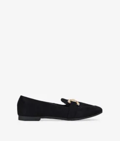 Outlet Bosanova Mocasines planos negros con hebilla