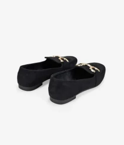 Outlet Bosanova Mocasines planos negros con hebilla