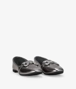 Fashion Bosanova Mocasines planos plomo con hebilla