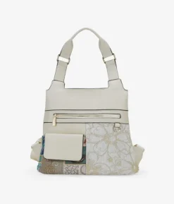 Hot Bosanova Mochila antirrobo beige con bolsillos