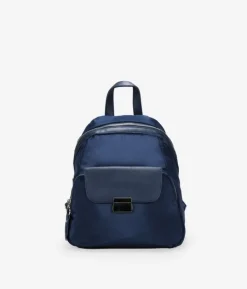 Outlet Bosanova Mochila azul con bolsillos