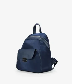 Outlet Bosanova Mochila azul con bolsillos