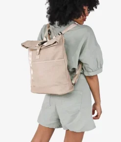 Best Bosanova Mochila beige con solapa