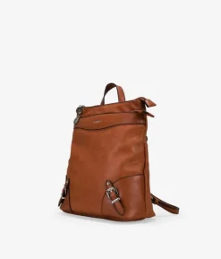 Fashion Bosanova Mochila cuero con doble cremallera