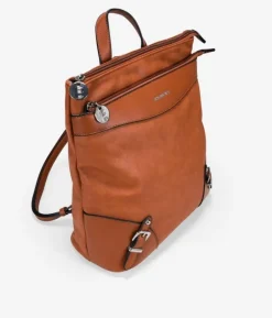 Fashion Bosanova Mochila cuero con doble cremallera