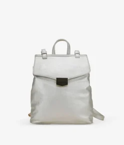 Fashion Bosanova Mochila de vestir dorada con solapa