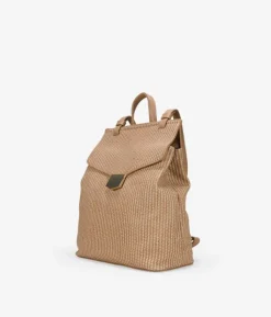 Best Bosanova Mochila de vestir tostada con solapa