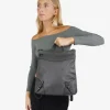 Clearance Bosanova Mochila gris con doble cremallera