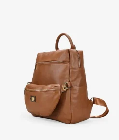 Fashion Bosanova Mochila marrón con riñonera extraíble