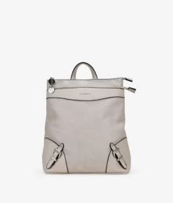 Discount Bosanova Mochila piedra con doble cremallera