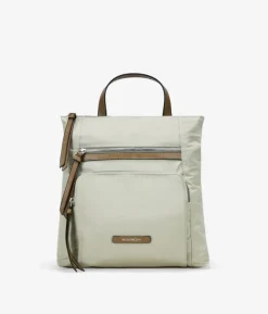 Clearance Bosanova Mochila taupe con cremalleras metálicas