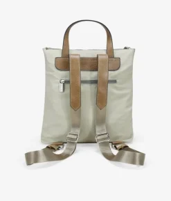 Clearance Bosanova Mochila taupe con cremalleras metálicas