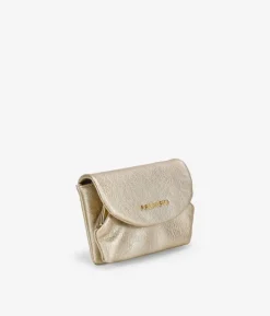Discount Bosanova Monedero dorado con solapa y boquilla