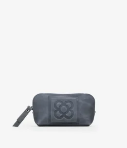 Discount Bosanova Monedero gris piel con flor de Barcelona