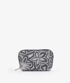 Best Bosanova Monedero gris piel estampada