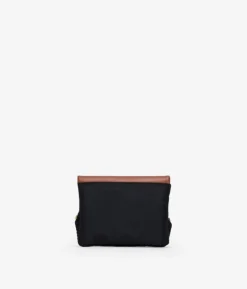 Outlet Bosanova Monedero negro con solapa y boquilla