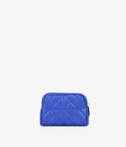 Discount Bosanova Monedero pequeño azul en piel vegana