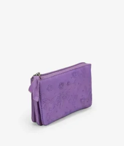 Outlet Bosanova Monedero rectangular piel lila