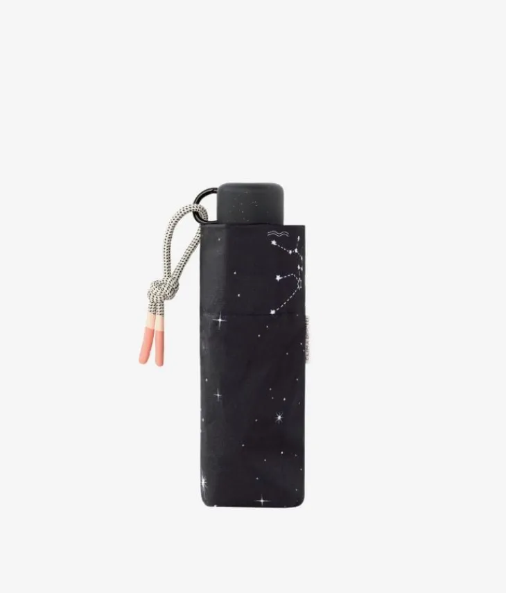 Hot Bosanova Paraguas manual negro astros con funda