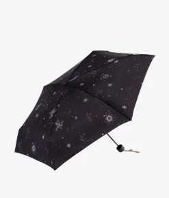 Hot Bosanova Paraguas manual negro astros con funda