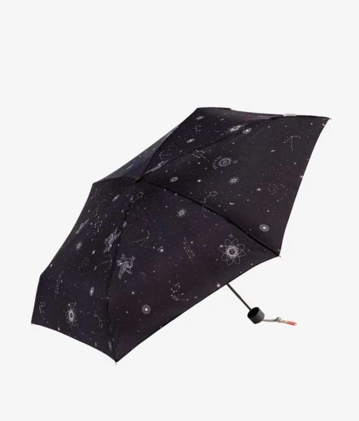 Hot Bosanova Paraguas manual negro astros con funda