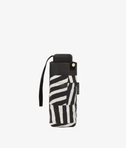 Outlet Bosanova Paraguas manual negro cebra con funda