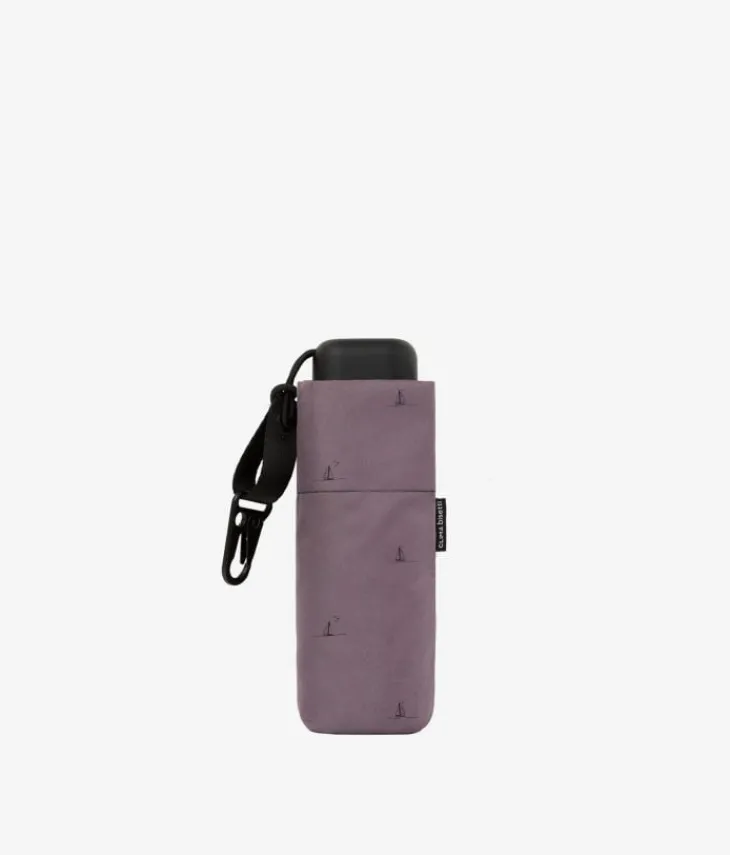 Sale Bosanova Paraguas plegable gris con funda