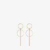 Clearance Bosanova Pendientes dorados geométricos