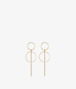 Clearance Bosanova Pendientes dorados geométricos