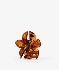 New Bosanova Pinza de pelo flor hibiscus marrón