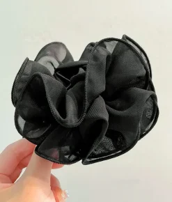 Online Bosanova Pinza pelo negra tejido flor