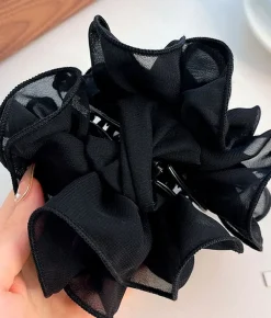 Online Bosanova Pinza pelo negra tejido flor