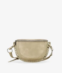 Online Bosanova Riñonera beige con tachuelas redondas