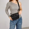 Discount Bosanova Riñonera negra con bolsillo y cremallera