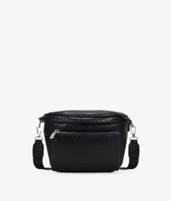 Discount Bosanova Riñonera negra con bolsillo y cremallera