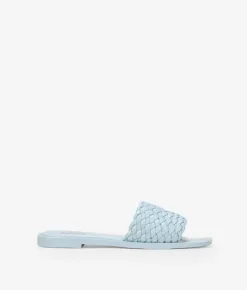 Discount Bosanova Sandalias azules planas con trenzado