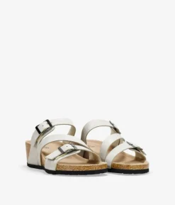 Discount Bosanova Sandalias beige con cuña de corcho