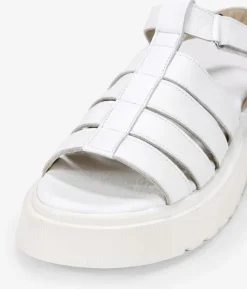 Best Bosanova Sandalias beige en piel con velcro