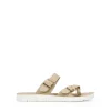 Best Bosanova Sandalias beige planas con hebillas