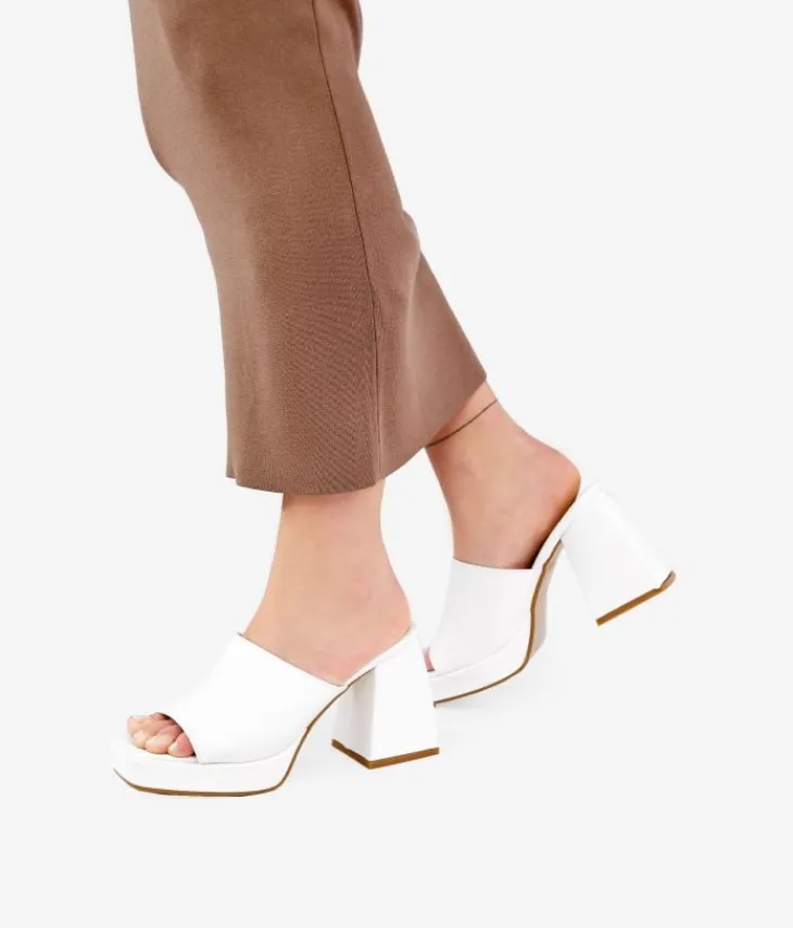 Sale Bosanova Sandalias blancas con tacón