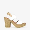 Best Bosanova Sandalias blancas con tacón