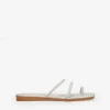 Best Bosanova Sandalias blancas de dedo con tiras