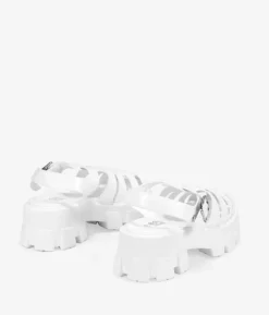 Best Bosanova Sandalias cangrejeras blancas con plataforma