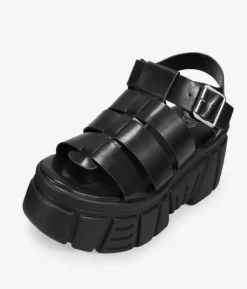 Clearance Bosanova Sandalias cangrejeras con plataforma negras