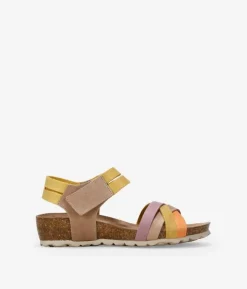 Discount Bosanova Sandalias con cuña marrones en piel