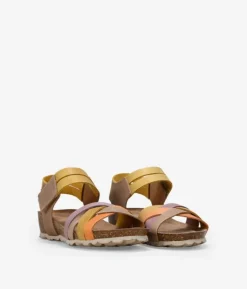 Discount Bosanova Sandalias con cuña marrones en piel